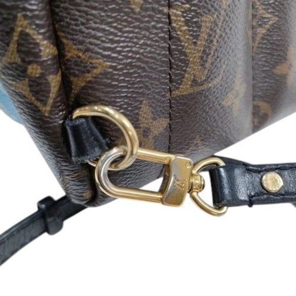 828850BM (X6) Louis Vuitton Backpack Bag Springs Mini World Tour Brown Monogram - Picture 11 of 13